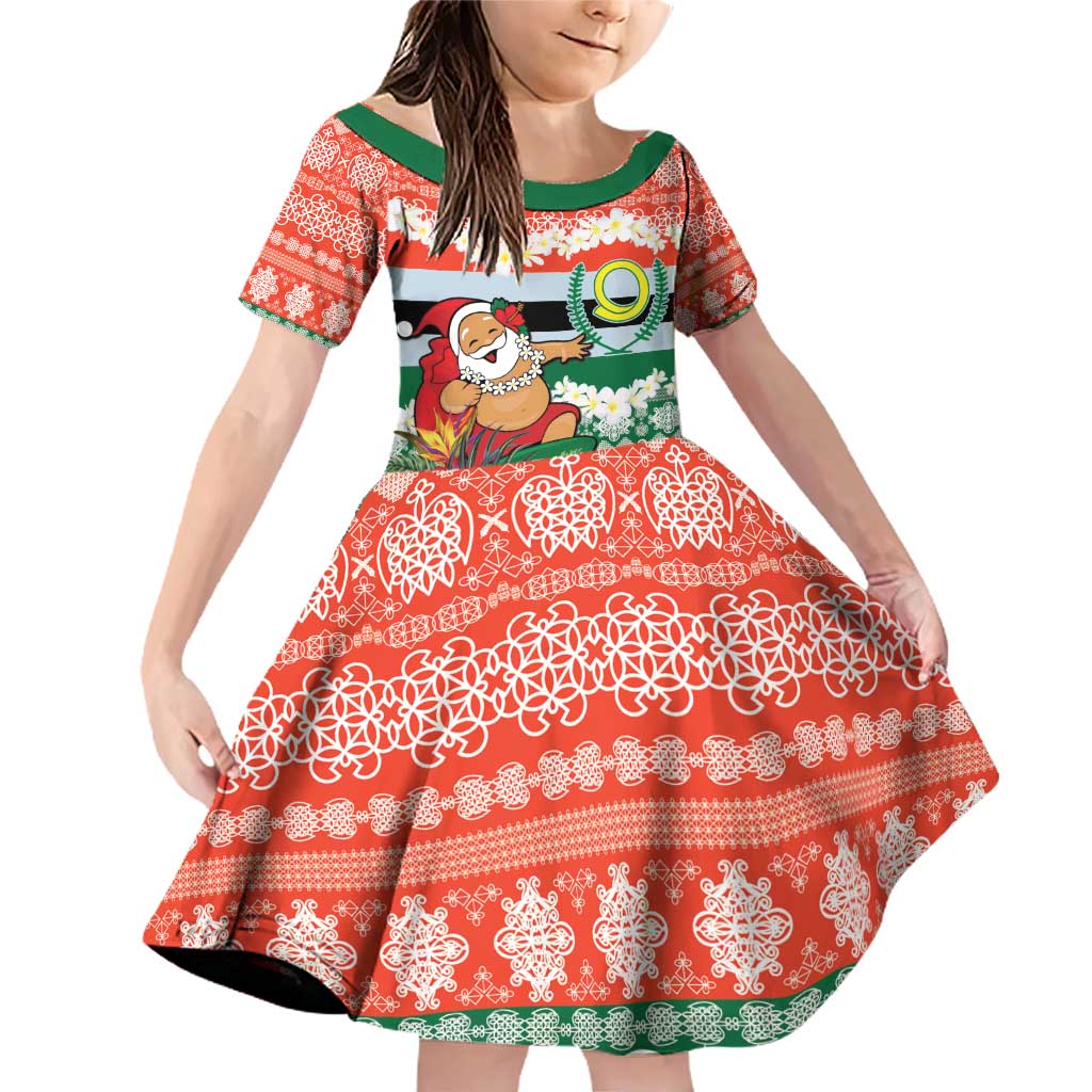 Personalised Penama Joyeux Noel Family Matching Off Shoulder Short Dress and Hawaiian Shirt Proud To Be a Ni-Van Sand Drawing Art - Polynesian Pride