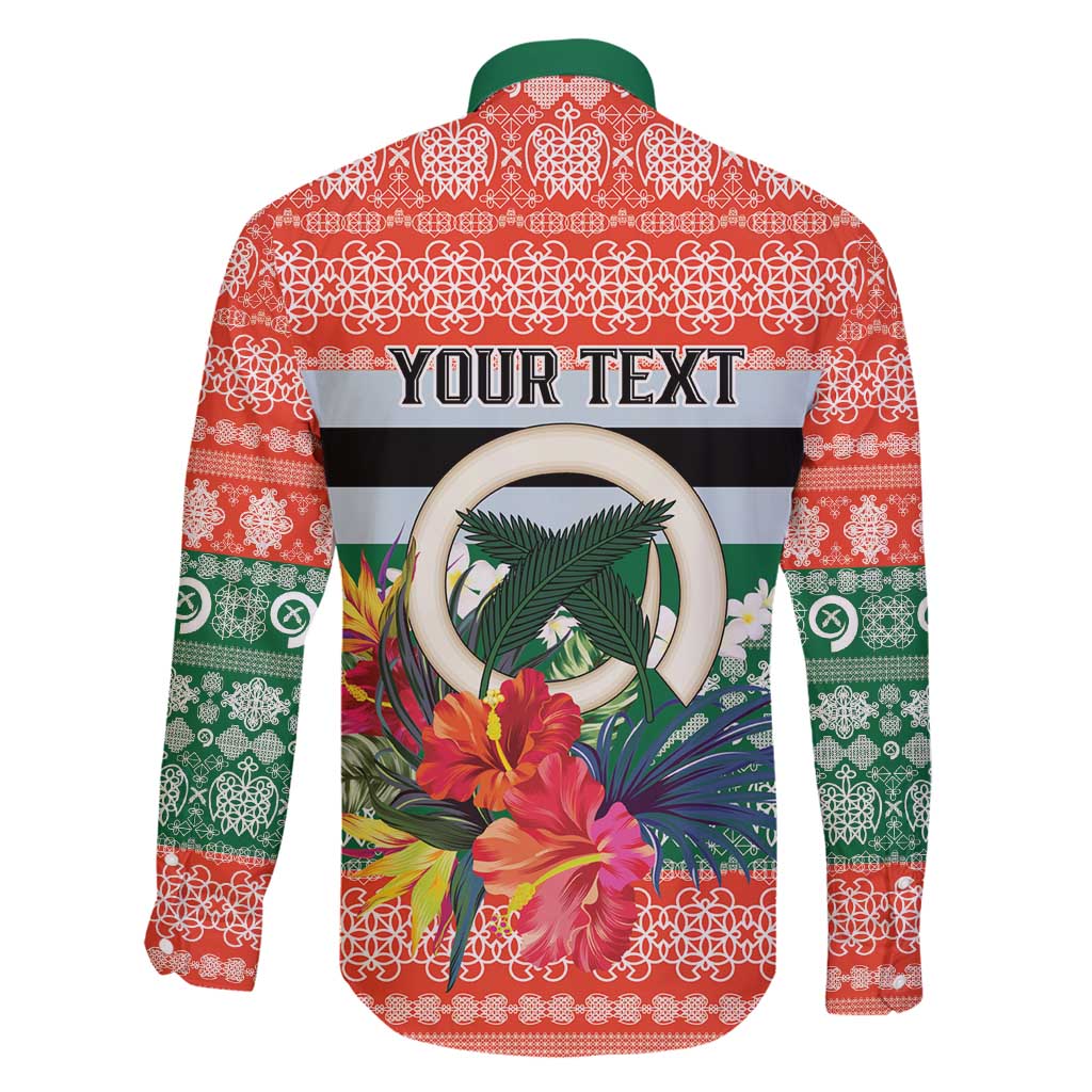 Personalised Penama Joyeux Noel Family Matching Puletasi and Hawaiian Shirt Proud To Be a Ni-Van Sand Drawing Art LT9 - Polynesian Pride