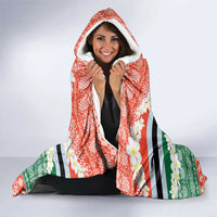 Personalised Penama Joyeux Noel Hooded Blanket Proud To Be a Ni-Van Sand Drawing Art - Polynesian Pride