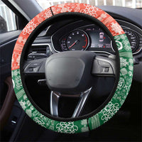 Penama Joyeux Noel Steering Wheel Cover Proud To Be a Ni-Van Sand Drawing Art - Polynesian Pride