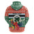 Personalised Penama Joyeux Noel Zip Hoodie Proud To Be a Ni-Van Sand Drawing Art - Polynesian Pride