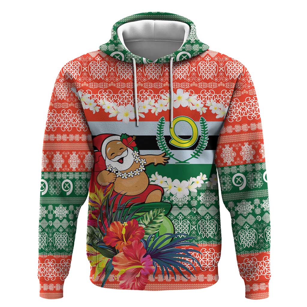 Personalised Penama Joyeux Noel Zip Hoodie Proud To Be a Ni-Van Sand Drawing Art - Polynesian Pride