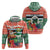 Personalised Penama Joyeux Noel Zip Hoodie Proud To Be a Ni-Van Sand Drawing Art - Polynesian Pride