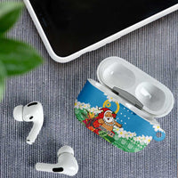Personalised Sanma Joyeux Noel AirPods Case Proud To Be a Ni-Van Sand Drawing Art - Polynesian Pride