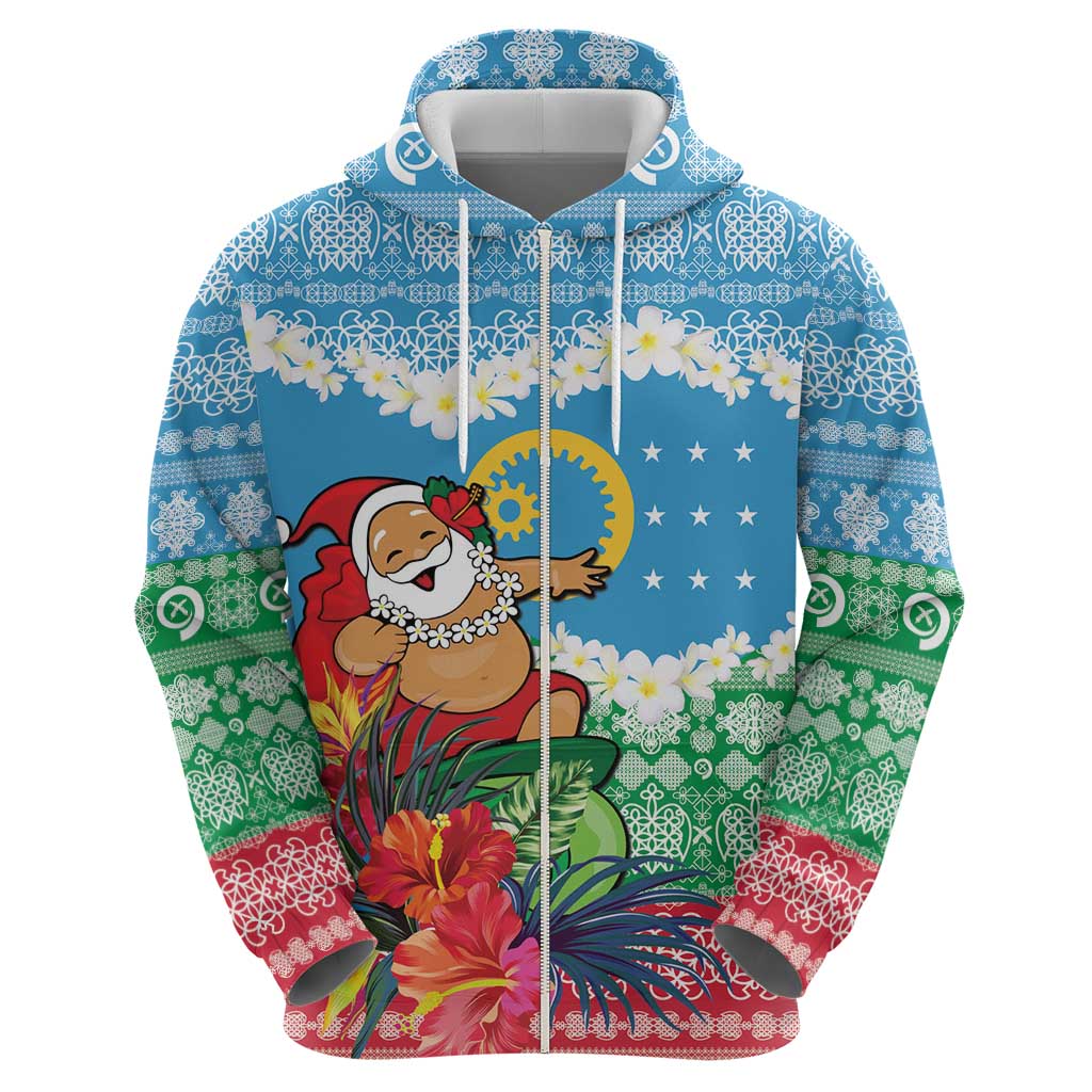 Personalised Sanma Joyeux Noel Hoodie Proud To Be a Ni-Van Sand Drawing Art - Polynesian Pride