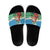 Personalised Sanma Joyeux Noel Slide Sandals Proud To Be a Ni-Van Sand Drawing Art - Polynesian Pride