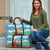 Personalised Sanma Joyeux Noel Travel Bag Proud To Be a Ni-Van Sand Drawing Art - Polynesian Pride