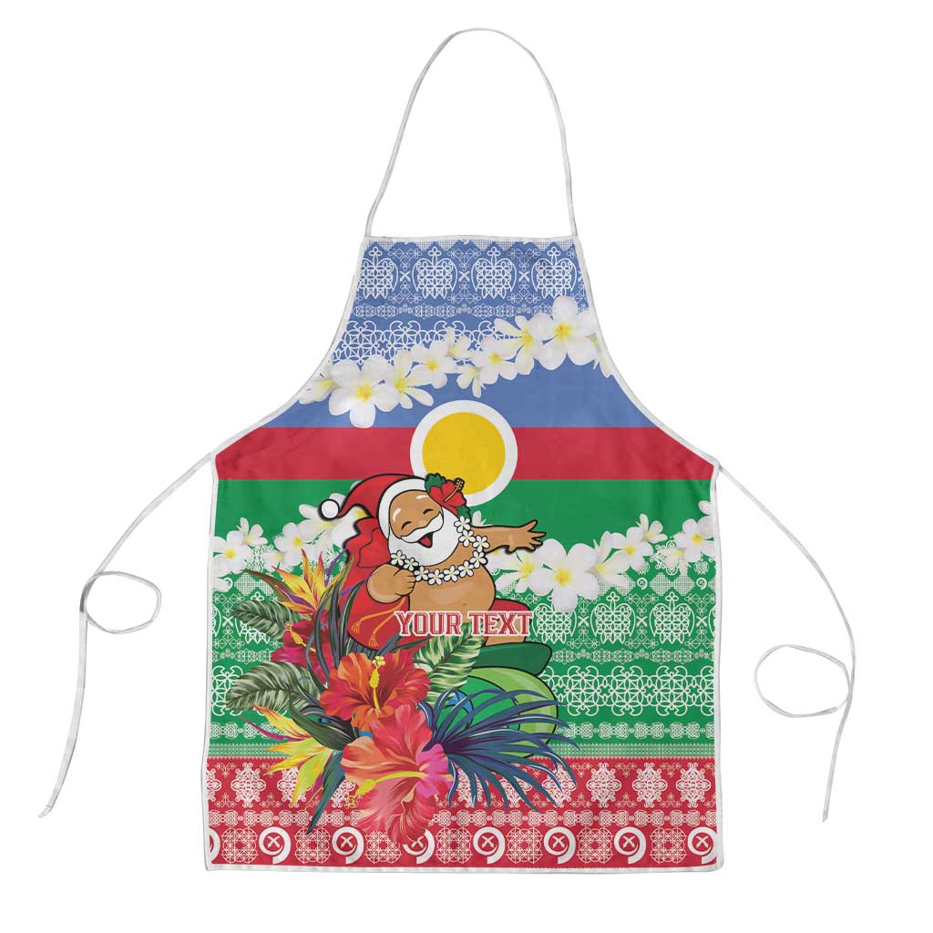 Personalised Shefa Joyeux Noel Apron Proud To Be a Ni-Van Sand Drawing Art - Polynesian Pride