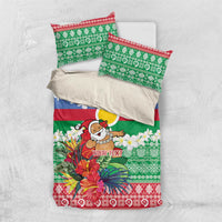 Personalised Shefa Joyeux Noel Bedding Set Proud To Be a Ni-Van Sand Drawing Art - Polynesian Pride