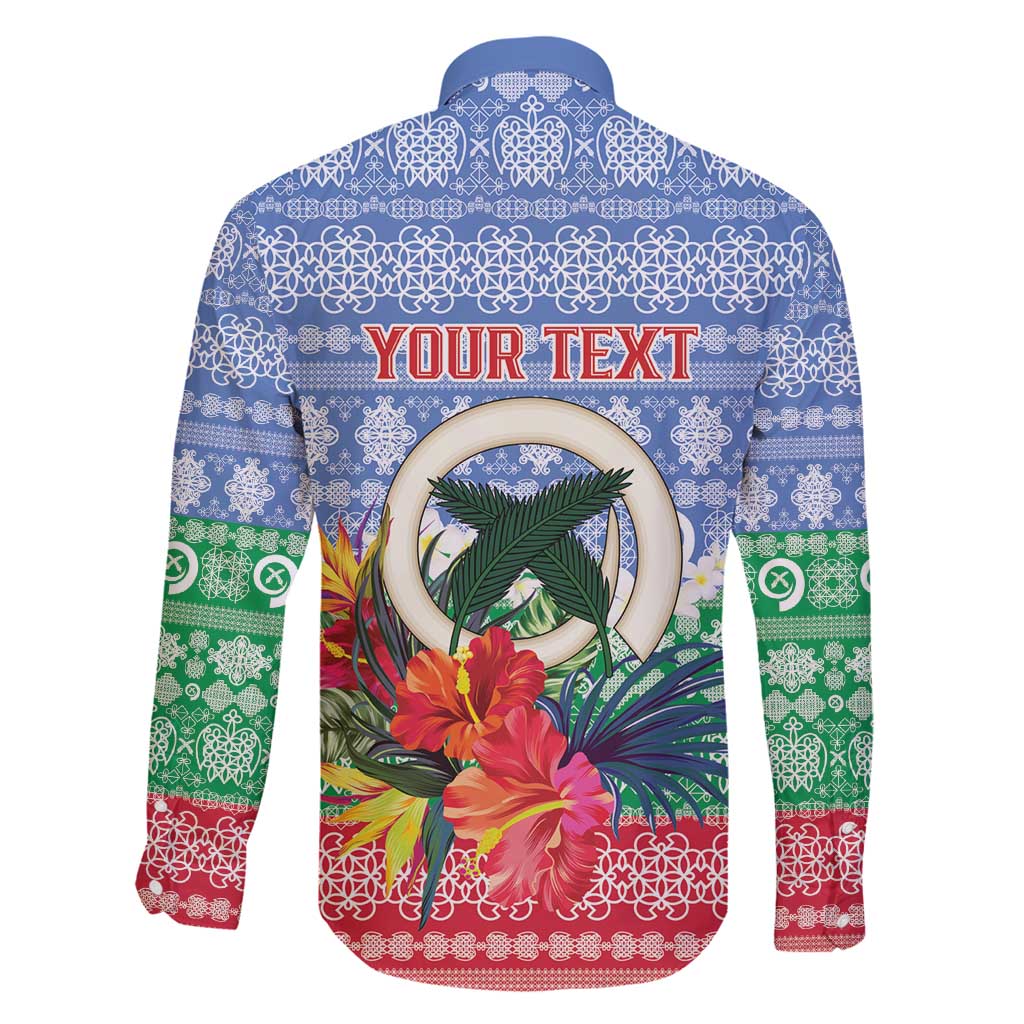 Personalised Shefa Joyeux Noel Family Matching Long Sleeve Bodycon Dress and Hawaiian Shirt Proud To Be a Ni-Van Sand Drawing Art LT9 - Polynesian Pride