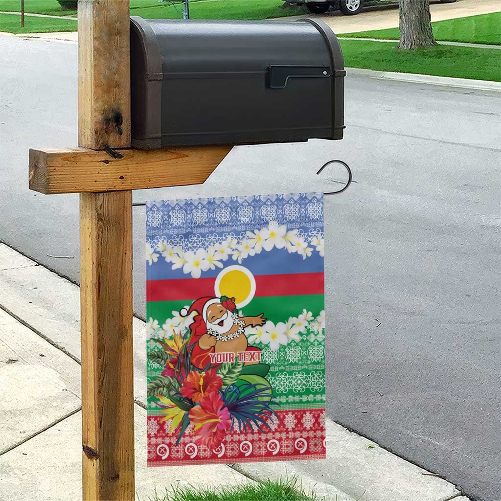 Personalised Shefa Joyeux Noel Garden Flag Proud To Be a Ni-Van Sand Drawing Art - Polynesian Pride