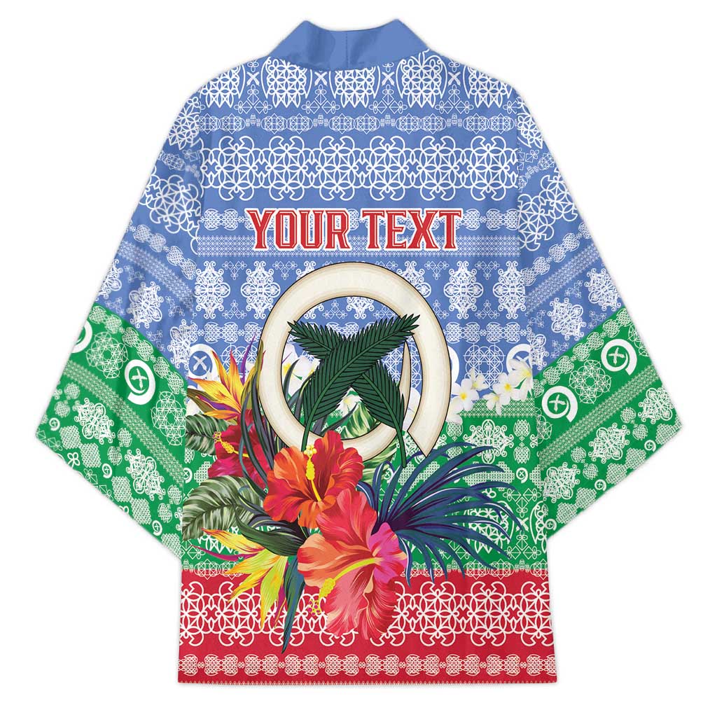 Personalised Shefa Joyeux Noel Kimono Proud To Be a Ni-Van Sand Drawing Art - Polynesian Pride