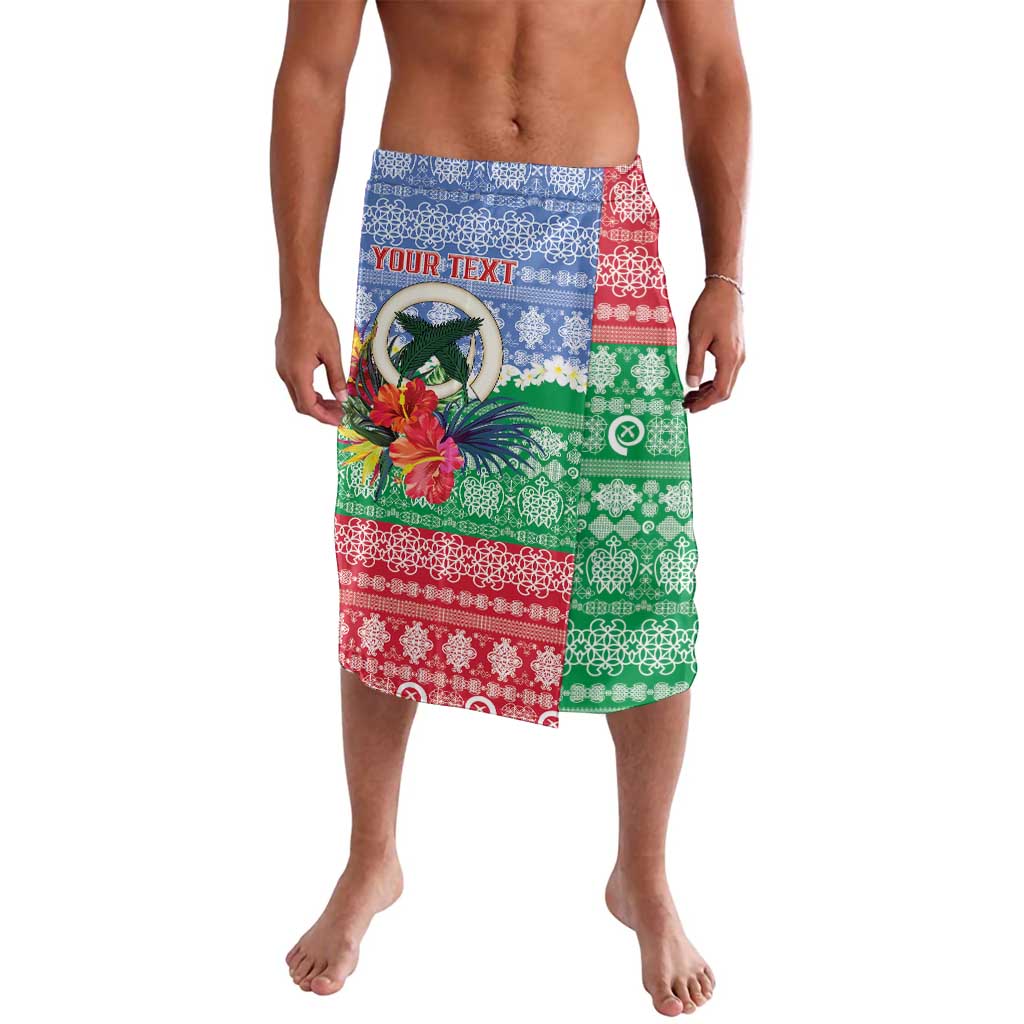 Personalised Shefa Joyeux Noel Lavalava Proud To Be a Ni-Van Sand Drawing Art - Polynesian Pride