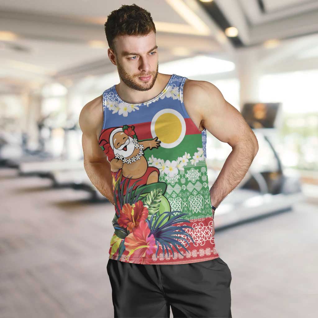 Personalised Shefa Joyeux Noel Men Tank Top Proud To Be a Ni-Van Sand Drawing Art - Polynesian Pride