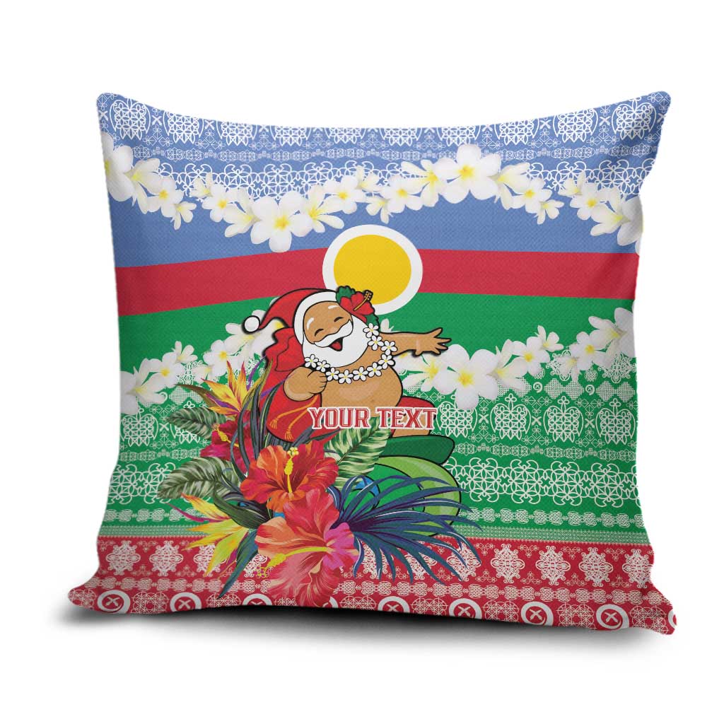 Personalised Shefa Joyeux Noel Pillow Cover Proud To Be a Ni-Van Sand Drawing Art - Polynesian Pride