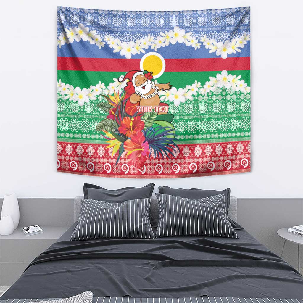Personalised Shefa Joyeux Noel Tapestry Proud To Be a Ni-Van Sand Drawing Art - Polynesian Pride