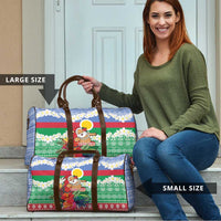 Personalised Shefa Joyeux Noel Travel Bag Proud To Be a Ni-Van Sand Drawing Art - Polynesian Pride