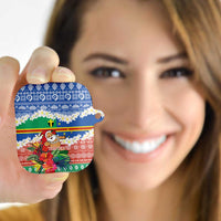 Personalised Tafea Joyeux Noel AirPods Case Proud To Be a Ni-Van Sand Drawing Art - Polynesian Pride