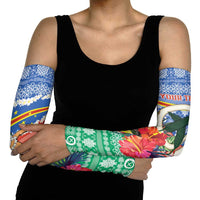 Personalised Tafea Joyeux Noel Arm Sleeves Proud To Be a Ni-Van Sand Drawing Art - Polynesian Pride