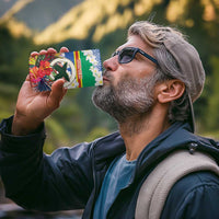 Personalised Tafea Joyeux Noel 4 in 1 Can Cooler Tumbler Proud To Be a Ni-Van Sand Drawing Art - Polynesian Pride