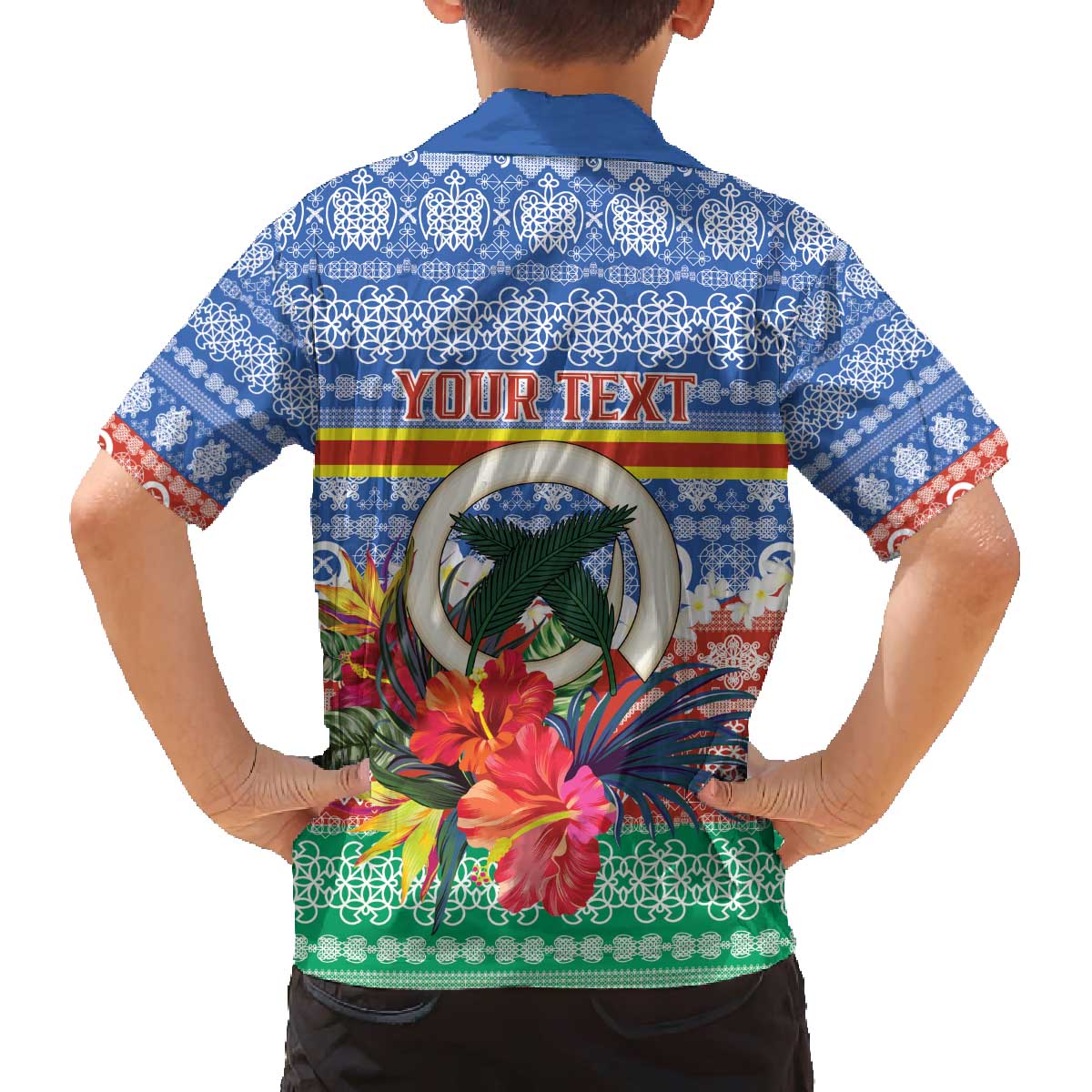 Personalised Tafea Joyeux Noel Family Matching Off The Shoulder Long Sleeve Dress and Hawaiian Shirt Proud To Be a Ni-Van Sand Drawing Art - Polynesian Pride