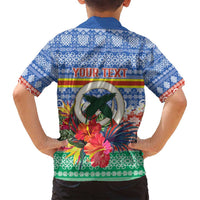Personalised Tafea Joyeux Noel Family Matching Puletasi and Hawaiian Shirt Proud To Be a Ni-Van Sand Drawing Art LT9 - Polynesian Pride