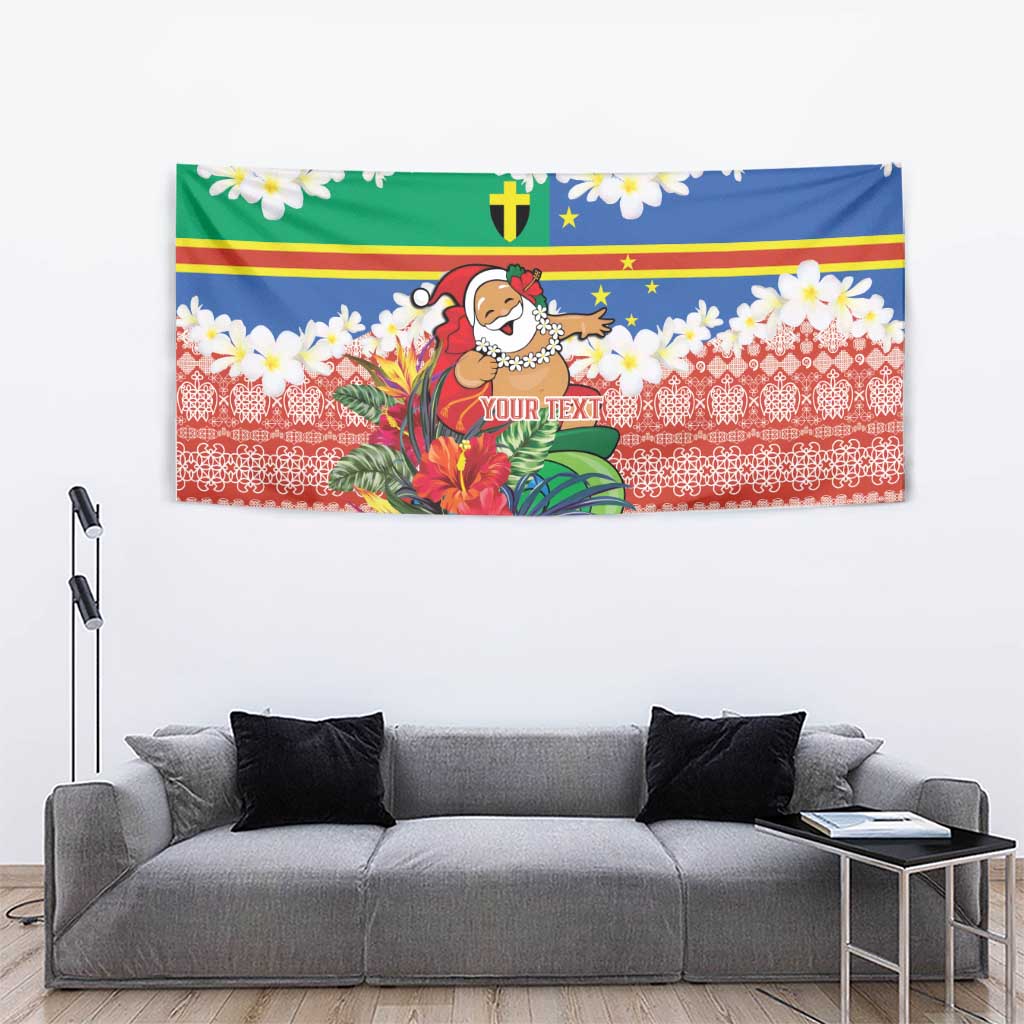 Personalised Tafea Joyeux Noel Tapestry Proud To Be a Ni-Van Sand Drawing Art - Polynesian Pride