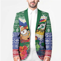 Personalised Torba Joyeux Noel Blazer Proud To Be a Ni-Van Sand Drawing Art - Polynesian Pride