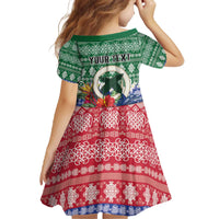 Personalised Torba Joyeux Noel Family Matching Off The Shoulder Long Sleeve Dress and Hawaiian Shirt Proud To Be a Ni-Van Sand Drawing Art - Polynesian Pride