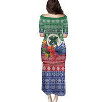 Personalised Torba Joyeux Noel Family Matching Puletasi and Hawaiian Shirt Proud To Be a Ni-Van Sand Drawing Art LT9 - Polynesian Pride