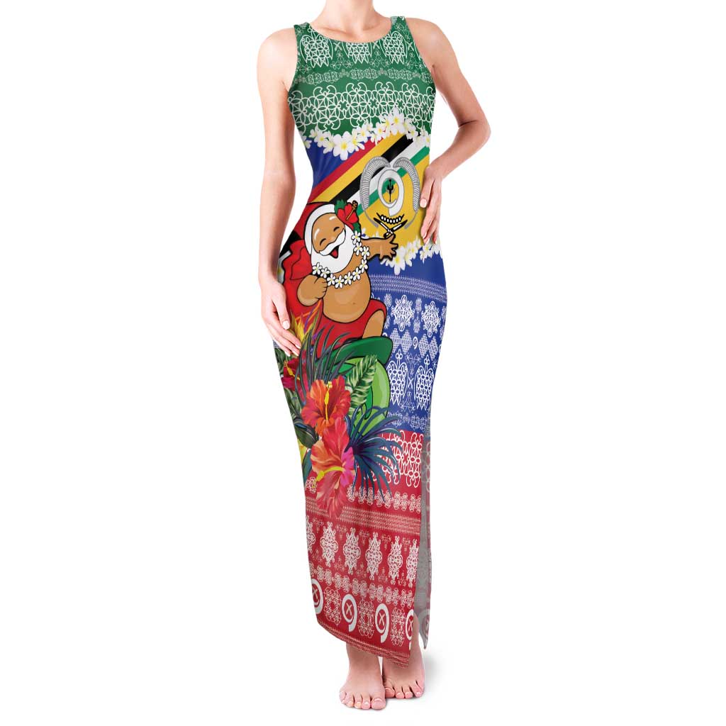 Personalised Torba Joyeux Noel Family Matching Tank Maxi Dress and Hawaiian Shirt Proud To Be a Ni-Van Sand Drawing Art - Polynesian Pride