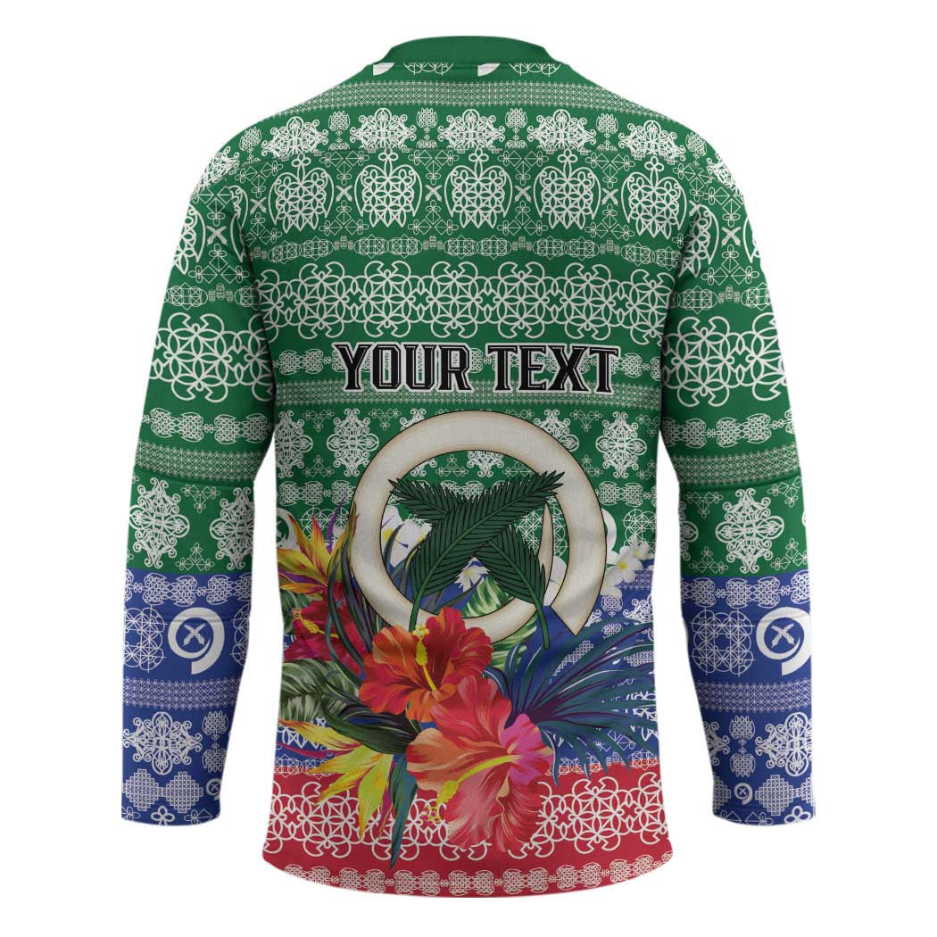 Personalised Torba Joyeux Noel Hockey Jersey Proud To Be a Ni-Van Sand Drawing Art - Polynesian Pride