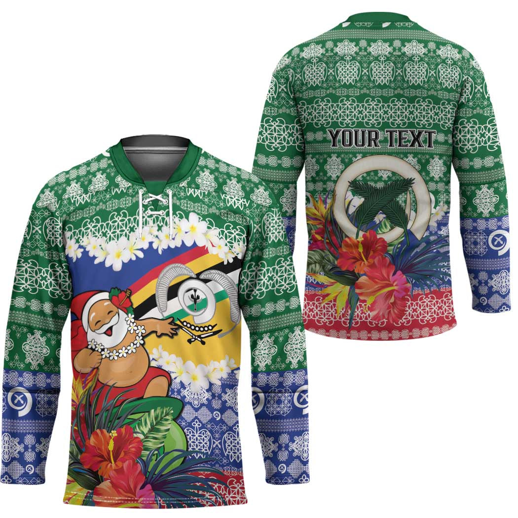 Personalised Torba Joyeux Noel Hockey Jersey Proud To Be a Ni-Van Sand Drawing Art - Polynesian Pride