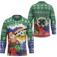 Personalised Torba Joyeux Noel Hockey Jersey Proud To Be a Ni-Van Sand Drawing Art - Polynesian Pride