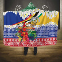 Personalised Torba Joyeux Noel Hooded Blanket Proud To Be a Ni-Van Sand Drawing Art - Polynesian Pride