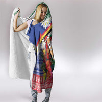 Personalised Torba Joyeux Noel Hooded Blanket Proud To Be a Ni-Van Sand Drawing Art - Polynesian Pride