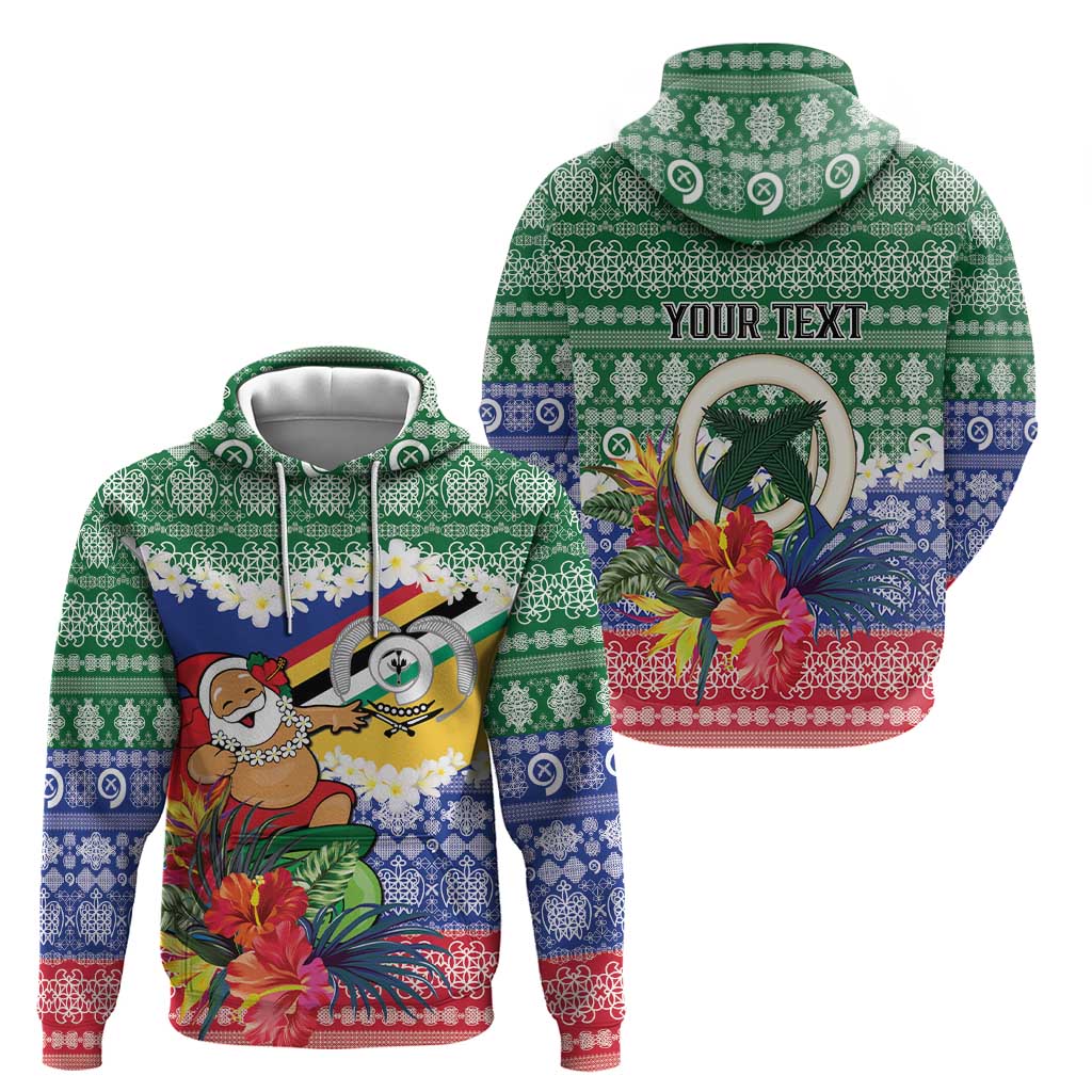 Personalised Torba Joyeux Noel Hoodie Proud To Be a Ni-Van Sand Drawing Art - Polynesian Pride