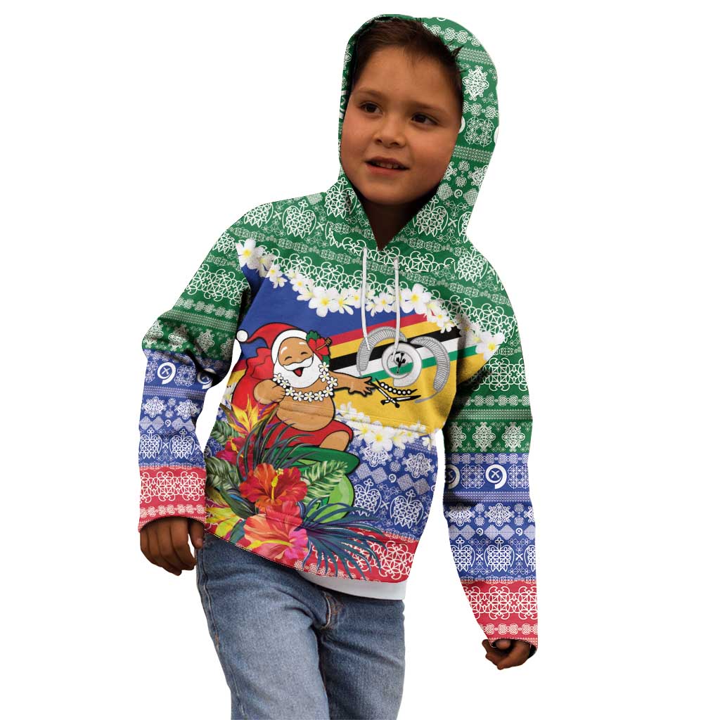 Personalised Torba Joyeux Noel Kid Hoodie Proud To Be a Ni-Van Sand Drawing Art - Polynesian Pride