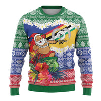 Personalised Torba Joyeux Noel Ugly Christmas Sweater Proud To Be a Ni-Van Sand Drawing Art - Polynesian Pride