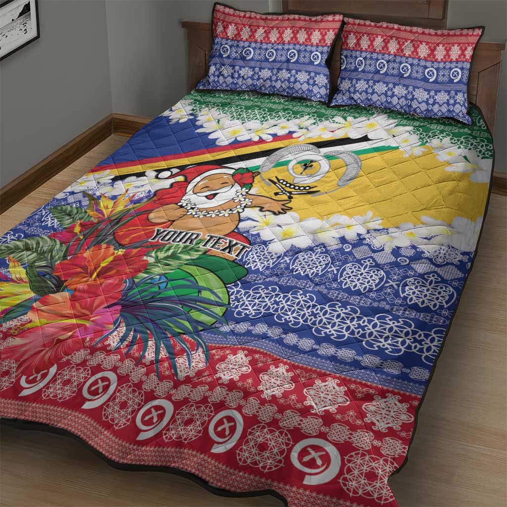 Personalised Torba Joyeux Noel Quilt Bed Set Proud To Be a Ni-Van Sand Drawing Art - Polynesian Pride