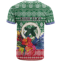 Personalised Torba Joyeux Noel T Shirt Proud To Be a Ni-Van Sand Drawing Art - Polynesian Pride