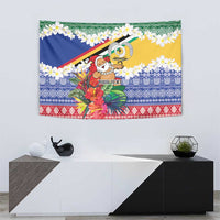 Personalised Torba Joyeux Noel Tapestry Proud To Be a Ni-Van Sand Drawing Art - Polynesian Pride