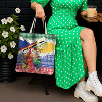 Personalised Torba Joyeux Noel Tote Bag Proud To Be a Ni-Van Sand Drawing Art - Polynesian Pride