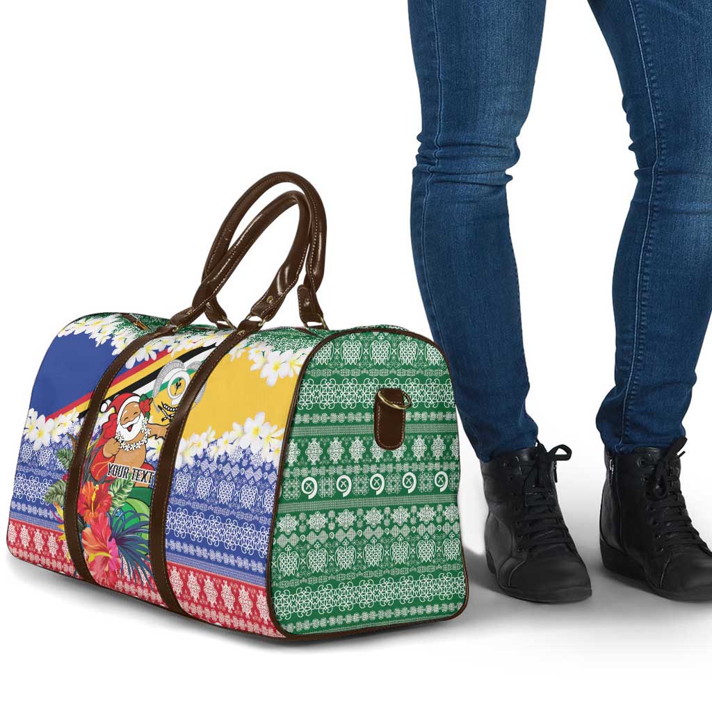 Personalised Torba Joyeux Noel Travel Bag Proud To Be a Ni-Van Sand Drawing Art - Polynesian Pride