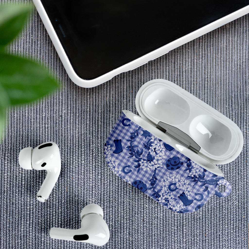 Mokihana Maile Ilima Leis Paniolo Palaka AirPods Case Hawaiian Polu Spirit - Polynesian Pride