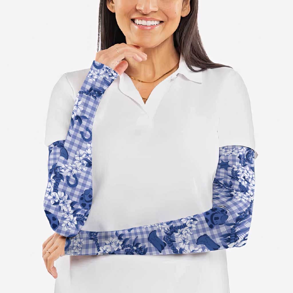 Mokihana Maile Ilima Leis Paniolo Palaka Arm Sleeves Hawaiian Polu Spirit - Polynesian Pride