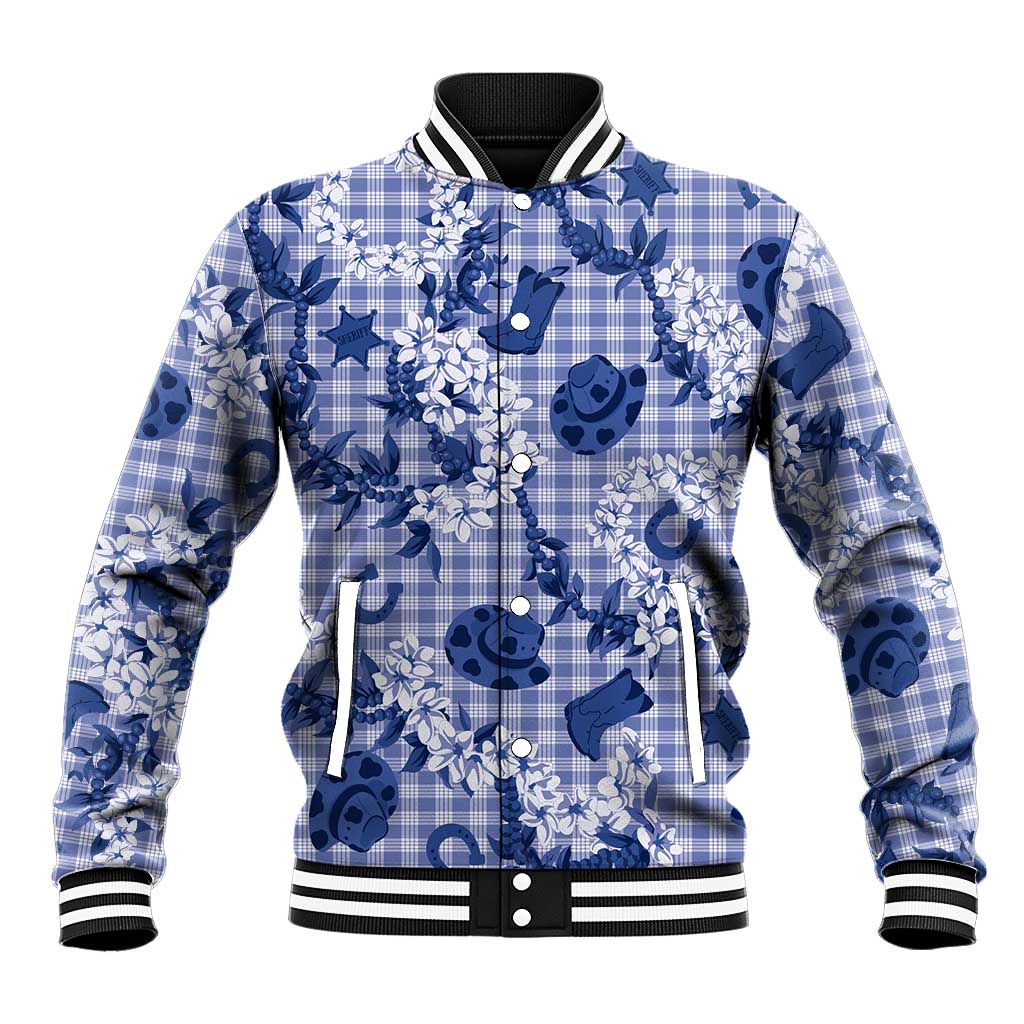 Mokihana Maile Ilima Leis Paniolo Palaka Baseball Jacket Hawaiian Polu Spirit - Polynesian Pride