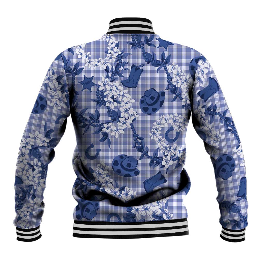 Mokihana Maile Ilima Leis Paniolo Palaka Baseball Jacket Hawaiian Polu Spirit - Polynesian Pride