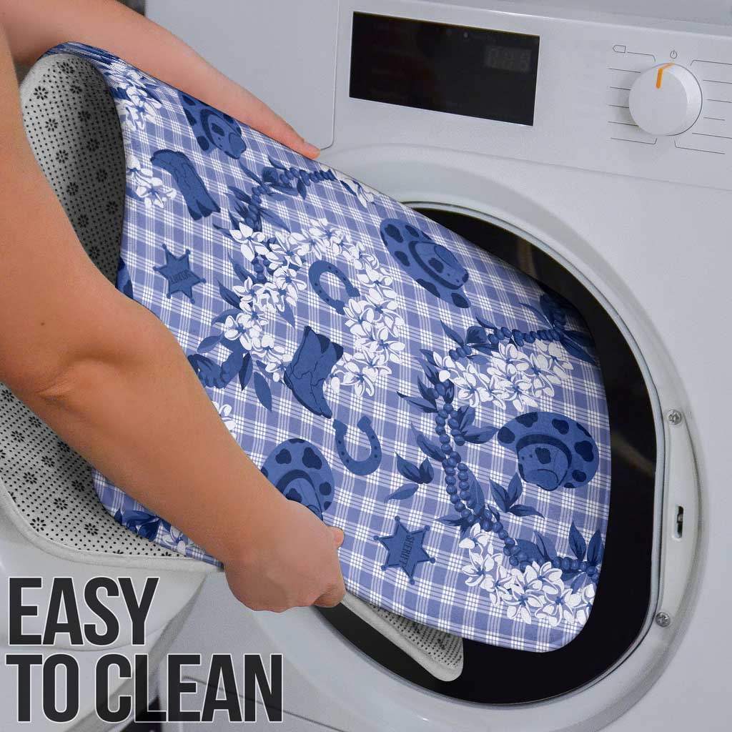 Mokihana Maile Ilima Leis Paniolo Palaka Bathroom Set Hawaiian Polu Spirit - Polynesian Pride