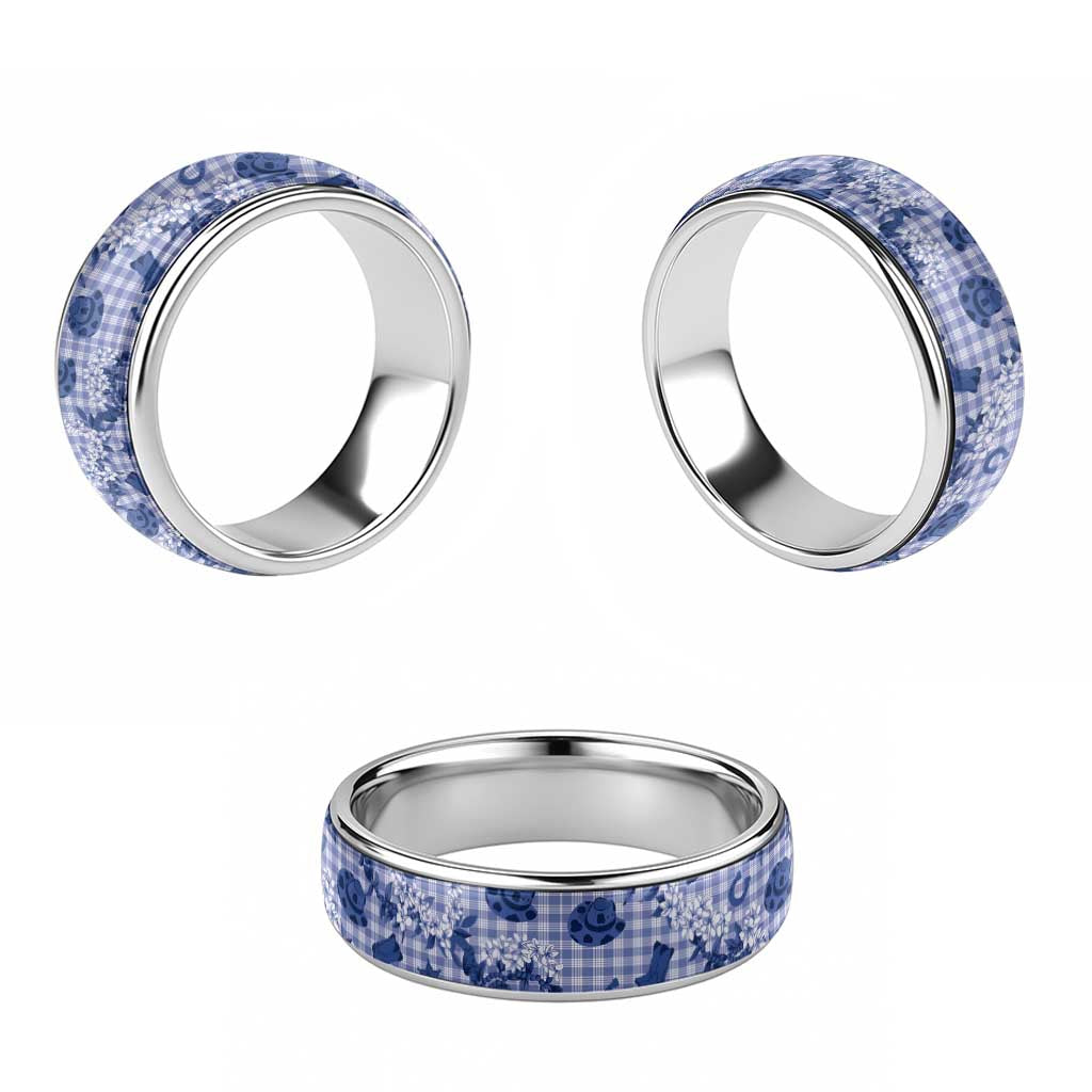 Mokihana Maile Ilima Leis Paniolo Palaka Classic Ring Hawaiian Polu Spirit - Polynesian Pride